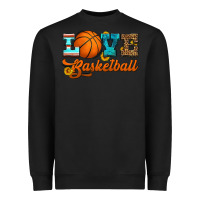 Black love basketball Heavyweight Sweatshirt - HRA Design Shop