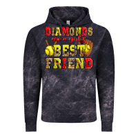 Cloud Black diamonds are a girl's best friend softball Vintage Hoodie - Zillion Design Studio