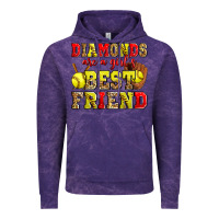 Cloud Purple diamonds are a girl's best friend softball Vintage Hoodie - Zillion Design Studio