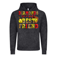 Vintage Black diamonds are a girl's best friend softball Vintage Hoodie - Zillion Design Studio