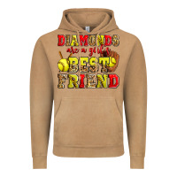 Vintage Camel diamonds are a girl's best friend softball Vintage Hoodie - Zillion Design Studio
