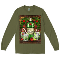 Army Green gin tonic cocktail Long Sleeve Tee - AdoDesignShop