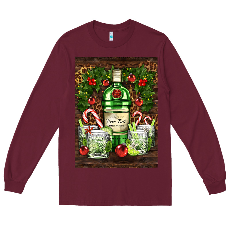 Gin Tonic Cocktail Long Sleeve Tee by AdoDesignShop | Teevron