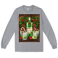 Heather Grey gin tonic cocktail Long Sleeve Tee - AdoDesignShop