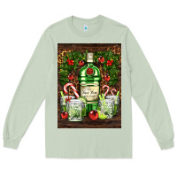 Matcha gin tonic cocktail Long Sleeve Tee - AdoDesignShop