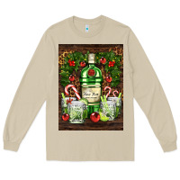 Mushroom gin tonic cocktail Long Sleeve Tee - AdoDesignShop