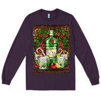 Plum gin tonic cocktail Long Sleeve Tee - AdoDesignShop