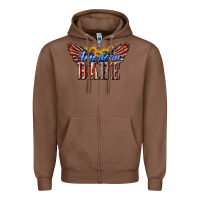 Chestnut American Babe With Sunflowers Zipper Hoodie - LillyAllenDesigns