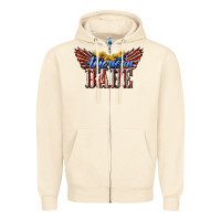 Sandshell American Babe With Sunflowers Zipper Hoodie - LillyAllenDesigns