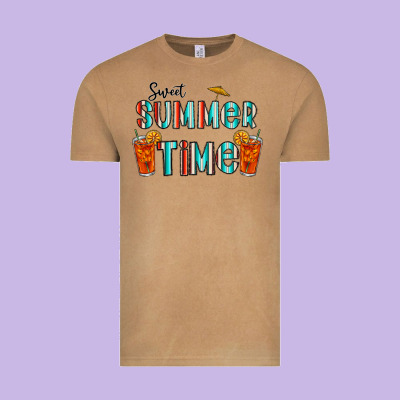Sweet Summer Time Vintage Tee Designed By Cowhidedigitalart