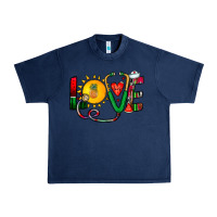 Navy summer nurse Urban Heavy Tee - CowhideDigitalArt