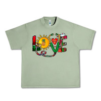 Oil Green summer nurse Urban Heavy Tee - CowhideDigitalArt