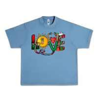 Pebble Blue summer nurse Urban Heavy Tee - CowhideDigitalArt