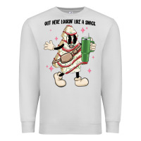 Dove Grey out here lookin like a snack Premium Sweatshirt - MaliasSmallBusiness
