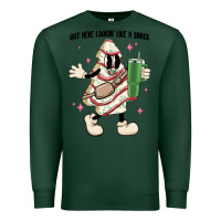 Sports Green out here lookin like a snack Premium Sweatshirt - MaliasSmallBusiness