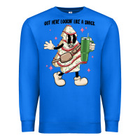 True Royal out here lookin like a snack Premium Sweatshirt - MaliasSmallBusiness