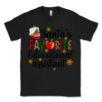 Black santa's favorite educational assistant Classic Tee - AdoDesignShop
