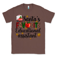 Chestnut santa's favorite educational assistant Classic Tee - AdoDesignShop