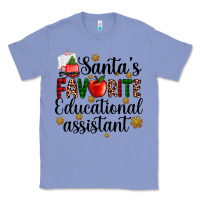 Colony Blue santa's favorite educational assistant Classic Tee - AdoDesignShop
