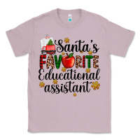 Lilac santa's favorite educational assistant Classic Tee - AdoDesignShop
