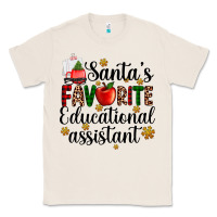 Natural santa's favorite educational assistant Classic Tee - AdoDesignShop