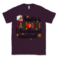 Plum santa's favorite educational assistant Classic Tee - AdoDesignShop