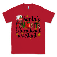 Red santa's favorite educational assistant Classic Tee - AdoDesignShop