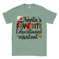 Sage santa's favorite educational assistant Classic Tee - AdoDesignShop