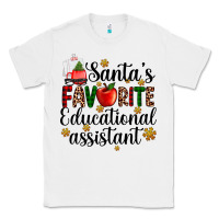 White santa's favorite educational assistant Classic Tee - AdoDesignShop