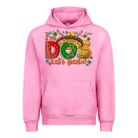 Fuchsia Pink I'm dos let's Fiesta Urban Hoodie - NancyCooperArtShop