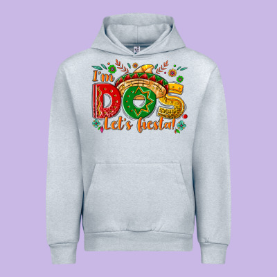 I'm Dos Let's Fiesta Urban Hoodie Designed By Nancycooperartshop