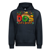 Navy I'm dos let's Fiesta Urban Hoodie - NancyCooperArtShop