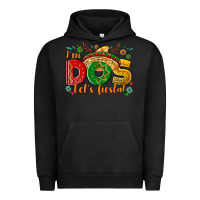 Pigment Black I'm dos let's Fiesta Urban Hoodie - NancyCooperArtShop
