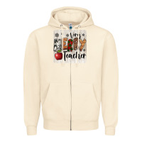 Sandshell very merry teacher christmas coaster Zipper Hoodie - Jasminsmagicworld
