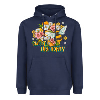 Navy like honey Heavyweight Hoodie - MaliasSmallBusiness