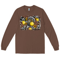 Chestnut lacrosse background Long Sleeve Tee - JahusDesignShop