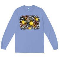Colony Blue lacrosse background Long Sleeve Tee - JahusDesignShop