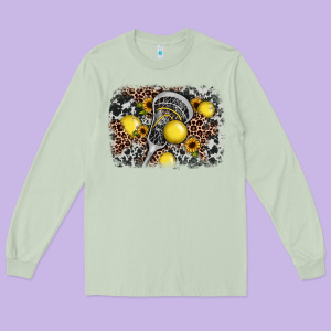 Lacrosse Background Long Sleeve Tee Designed By Jahusdesignshop