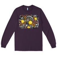 Plum lacrosse background Long Sleeve Tee - JahusDesignShop