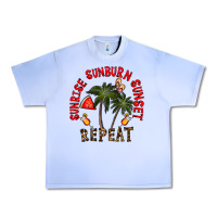 Grape Ice sunrise sunburn sunnset repeat Urban Heavy Tee - CowhideDigitalArt