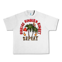 Lunar Rock sunrise sunburn sunnset repeat Urban Heavy Tee - CowhideDigitalArt
