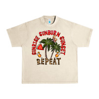 Sandshell sunrise sunburn sunnset repeat Urban Heavy Tee - CowhideDigitalArt