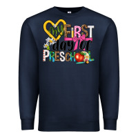 Navy my first day of preschool Premium Sweatshirt - NancyCooperArtShop