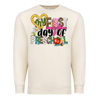 Sandshell my first day of preschool Premium Sweatshirt - NancyCooperArtShop