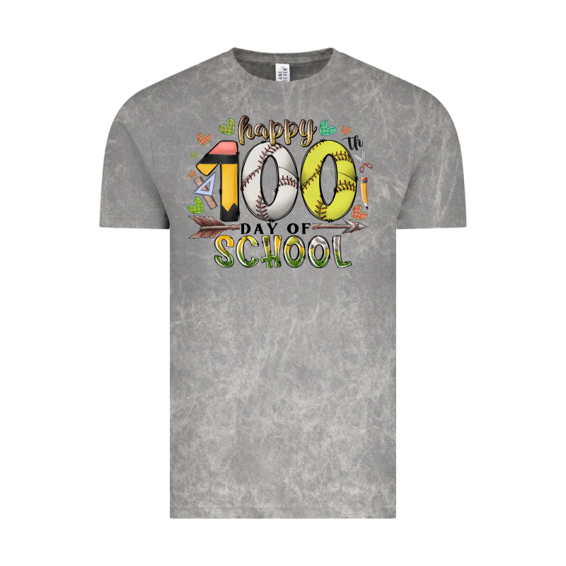 Happy 100 Day Of School Vintage Tee by RacoonDesign | Teevron