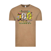 Vintage Coffee happy 100 day of school Vintage Tee - RacoonDesign