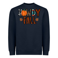 Navy howdy fall Heavyweight Sweatshirt - CowhideDigitalArt