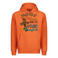Carrot pray on it pray over it pray through it Premium Hoodie - Artiststas