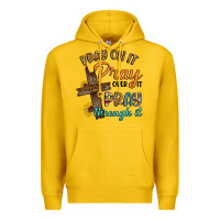 Lemon pray on it pray over it pray through it Premium Hoodie - Artiststas