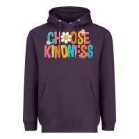 Plum choose kindness Heavyweight Hoodie - NancyCooperArtShop